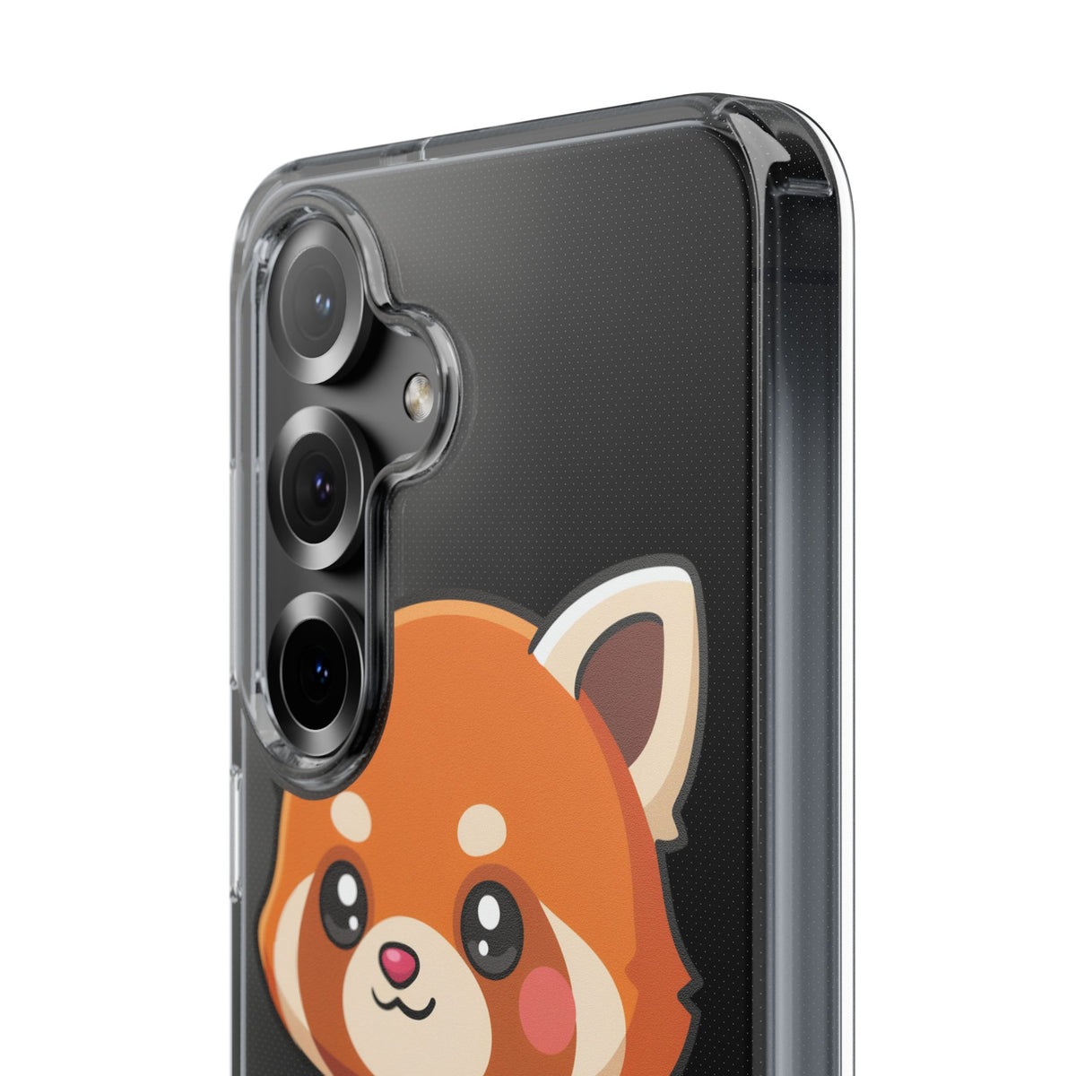 Red Panda Skateboard Phone Case, Cute Kawaii Style