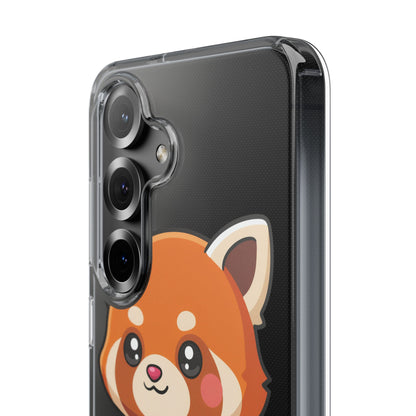 Red Panda Skateboard Phone Case, Cute Kawaii Style