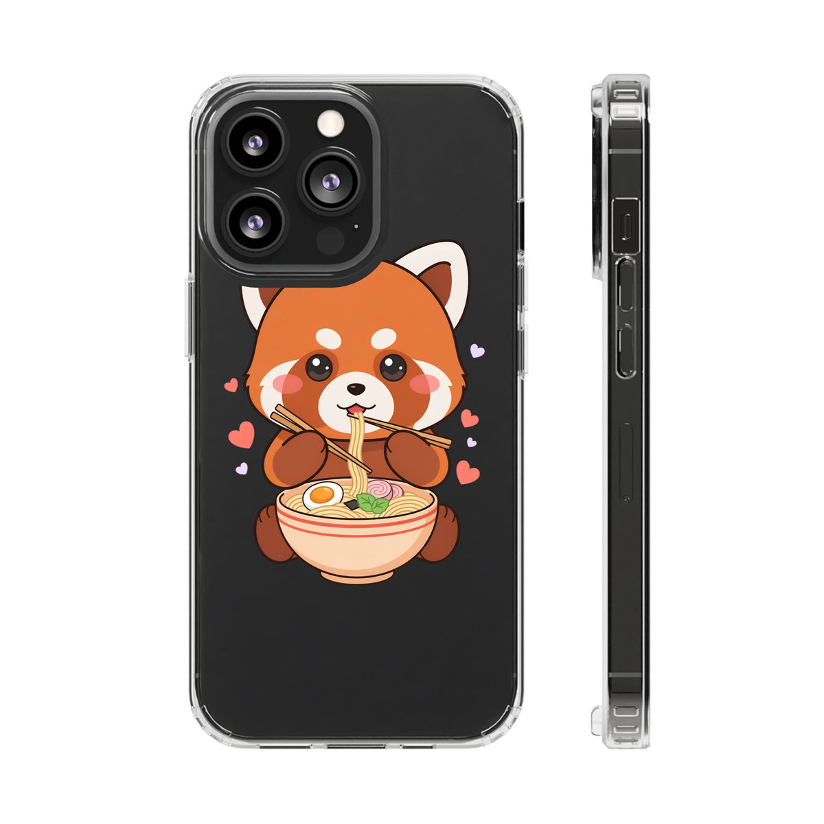 Red Panda Ramen Phone Case – Kawaii Food Lover Gift