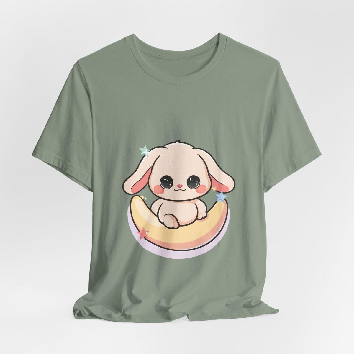 Kawaii Bunny Moon T-Shirt for Cute Style Lovers