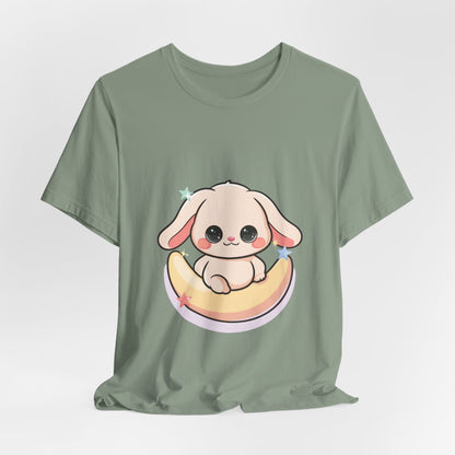 Kawaii Bunny Moon T-Shirt for Cute Style Lovers