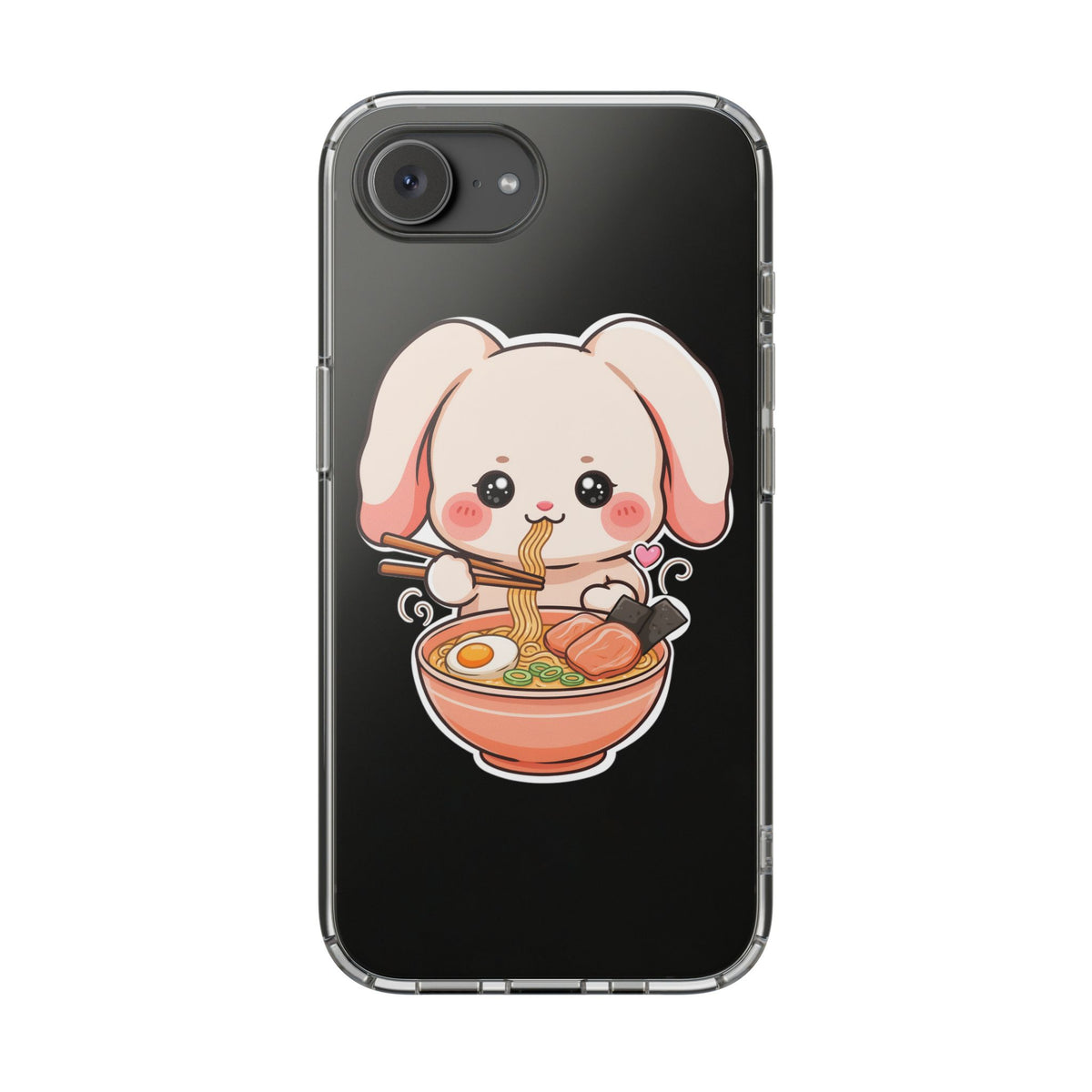 Kawaii Ramen Bunny Clear Impact-Resistant Case