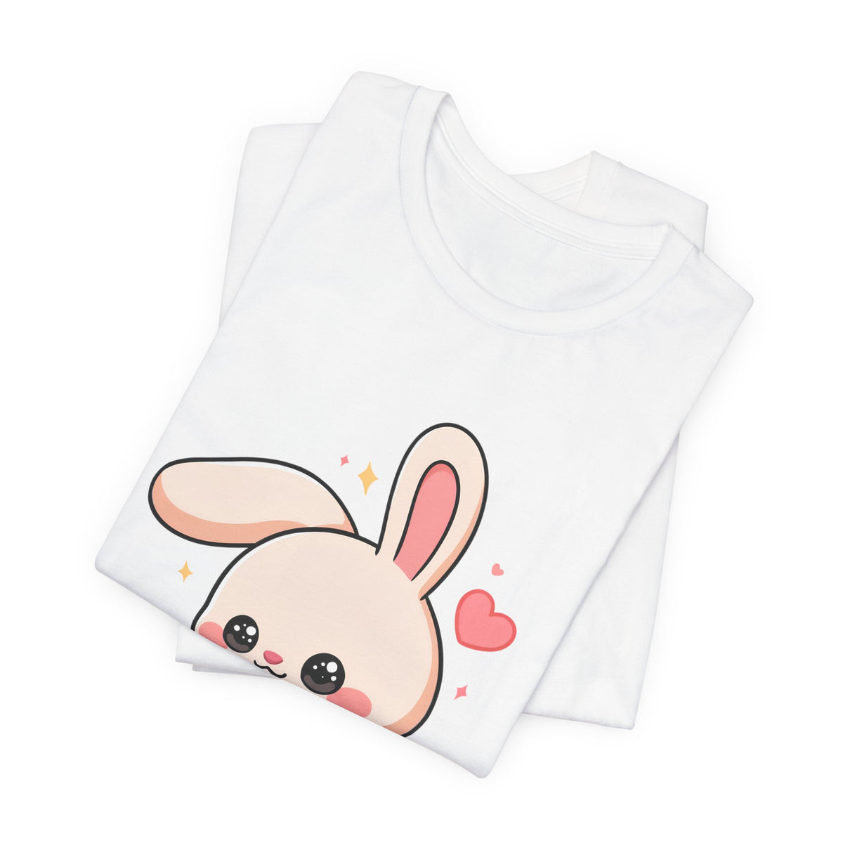 Kawaii Bunny Skateboard T-Shirt for Cute Style Fans