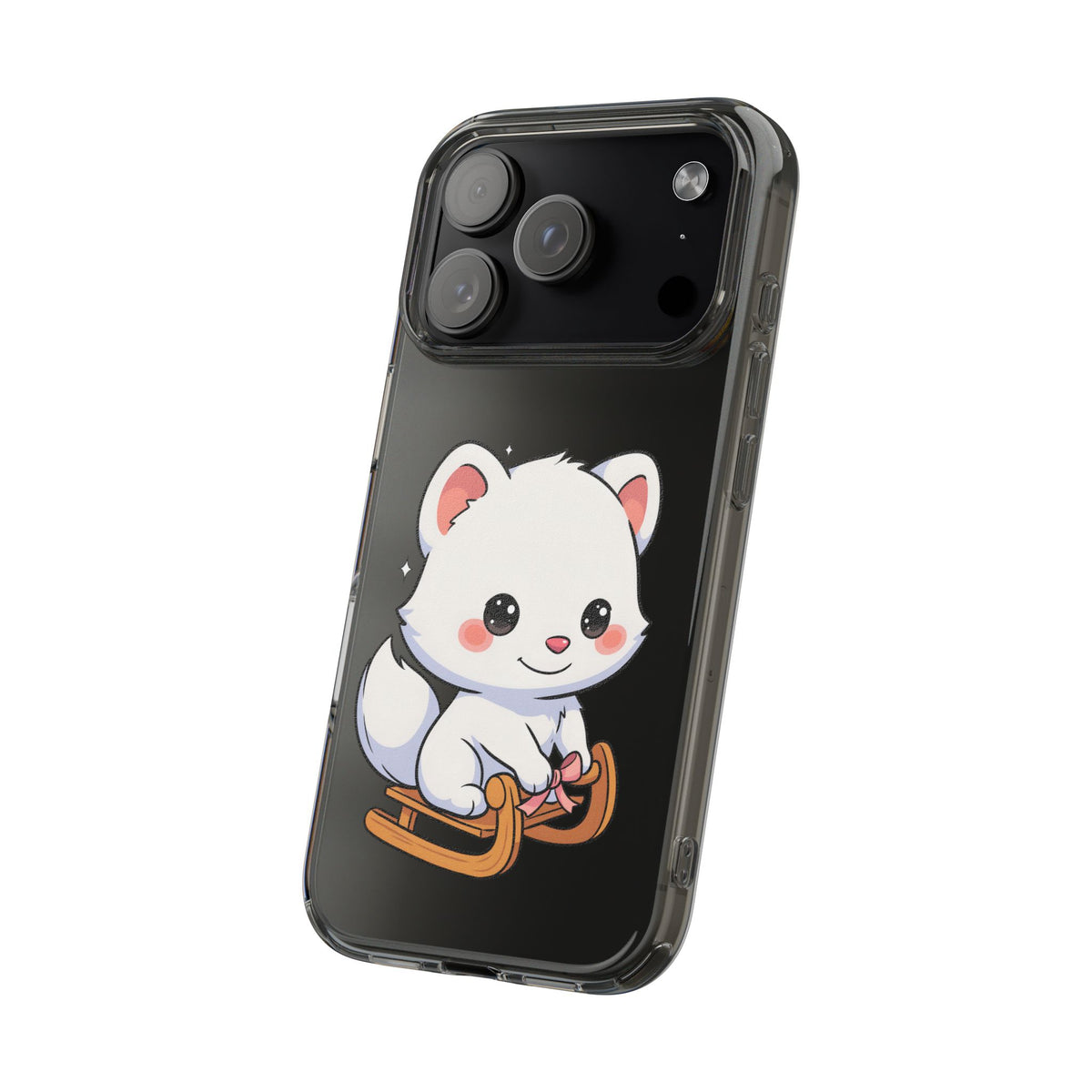 Kawaii Arctic Fox Phone Case for Cute Animal Lovers