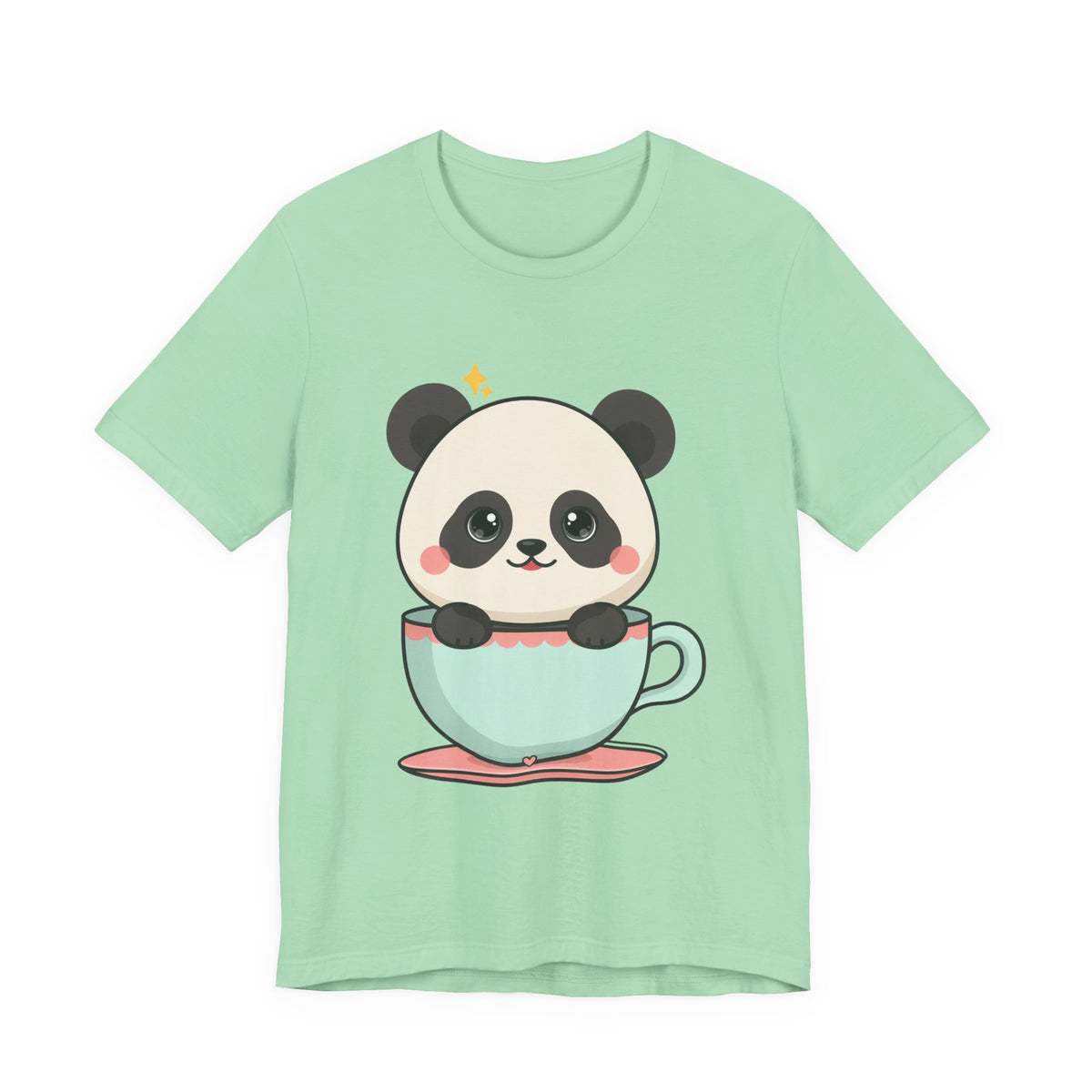 Kawaii Panda T-Shirt, Cute Teacup Panda Tee