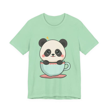 Kawaii Panda T-Shirt, Cute Teacup Panda Tee
