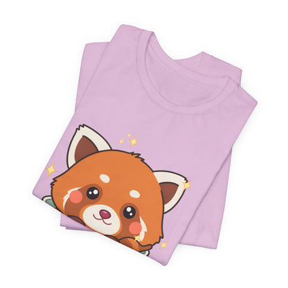 Kawaii Red Panda T-Shirt, Cute Tea Lover Gift