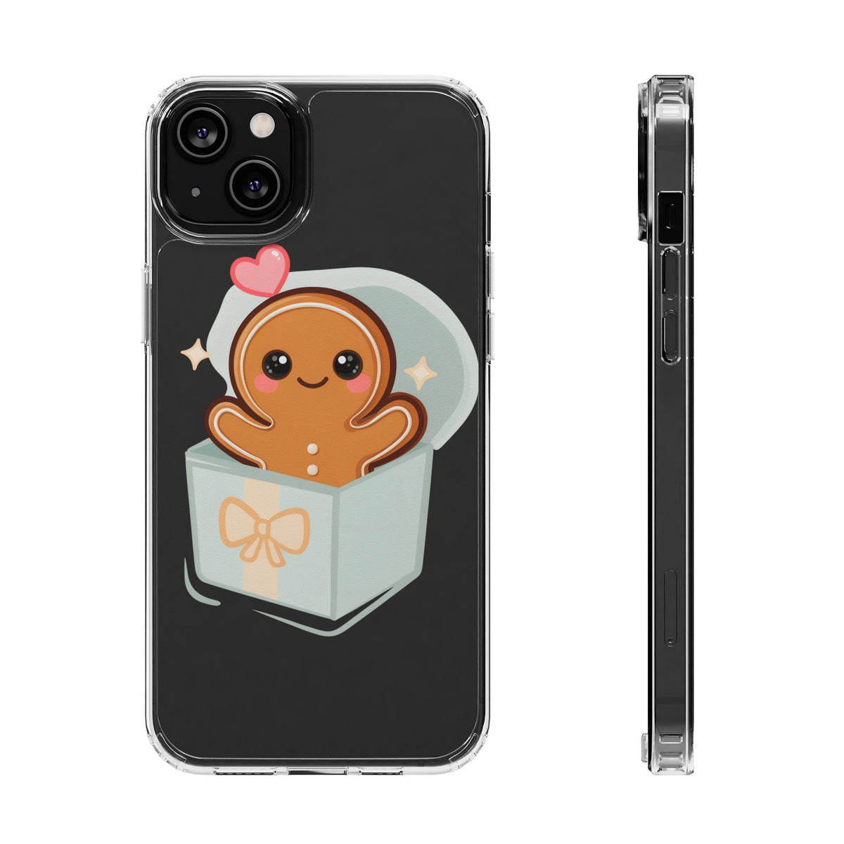 Gingerbread Man Phone Case – Kawaii Holiday Gift