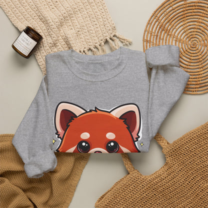 Kawaii Red Panda Sweatshirt for Creative Animal Lovers
