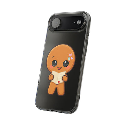 Gingerbread Man Phone Case, Cute Christmas Letter Reader