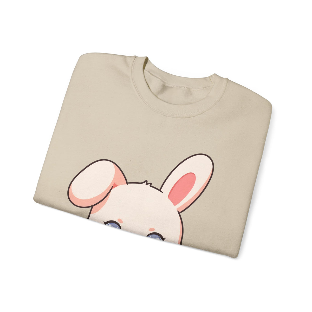Kawaii Bunny Sweatshirt, Cute Latte Lover Crewneck