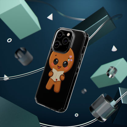 Gingerbread Man Phone Case, Cute Christmas Letter Reader