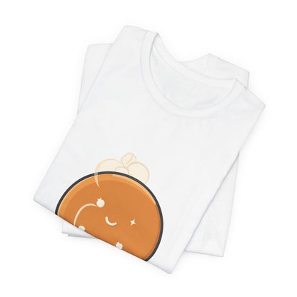 Kawaii Gingerbread Man T-Shirt for Cozy Cocoa Fans