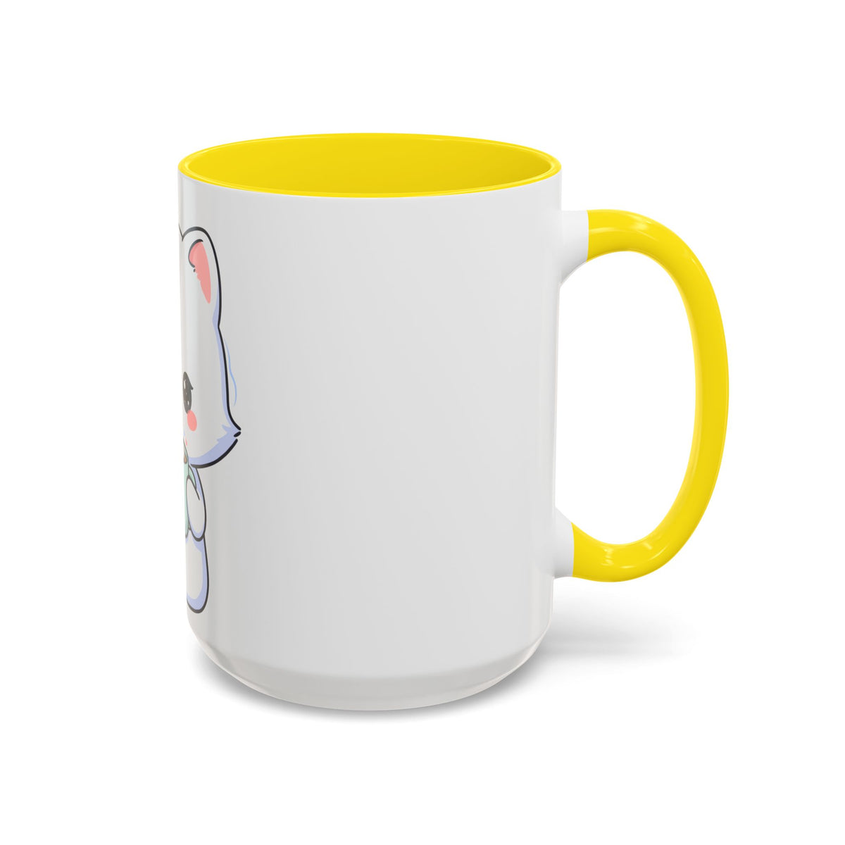 Kawaii Arctic Fox Mug – Cute Cocoa Lover Accent Coffee Mug