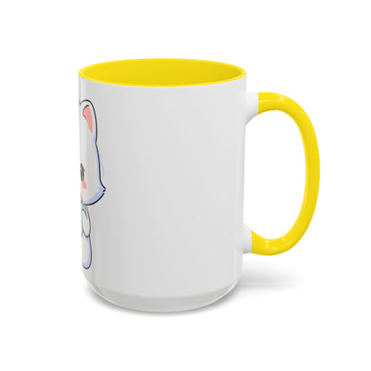 Kawaii Arctic Fox Mug – Cute Cocoa Lover Accent Coffee Mug