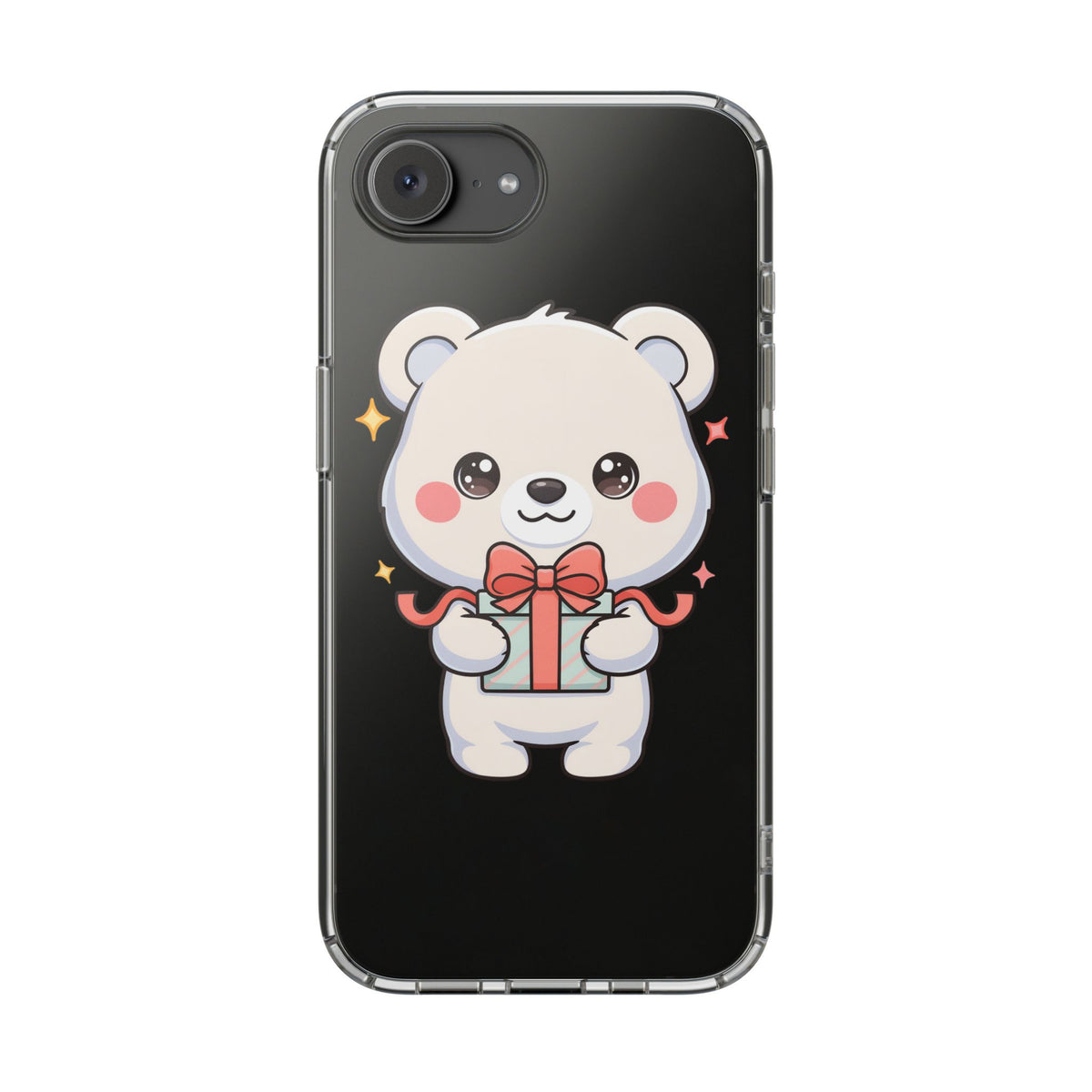 Kawaii Polar Bear Gift Phone Case for Holiday Gifting