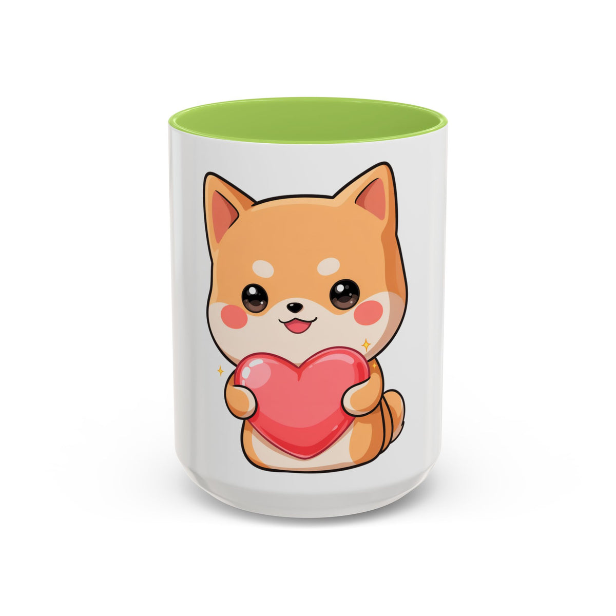 Kawaii Shiba Inu Accent Coffee Mug for Dog Lovers
