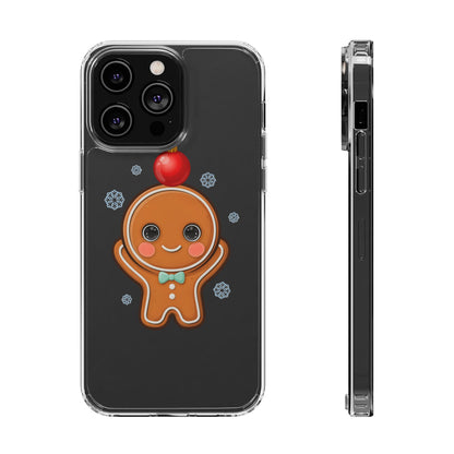 Christmas Gingerbread Phone Case, Cute Kawaii Holiday Gift