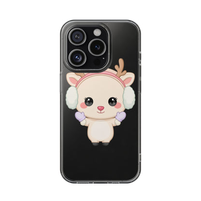 Kawaii Reindeer Phone Case for Cozy Cute Style