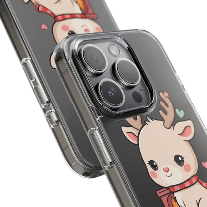 Kawaii Reindeer Phone Case for Cozy Holiday Cheer