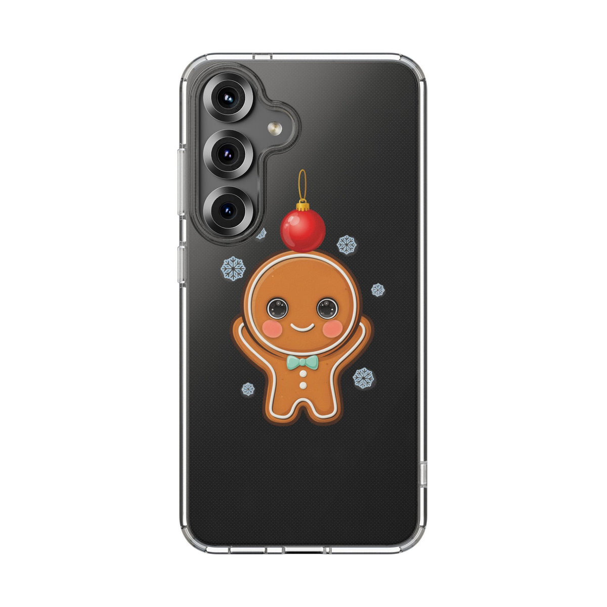Christmas Gingerbread Phone Case, Cute Kawaii Holiday Gift
