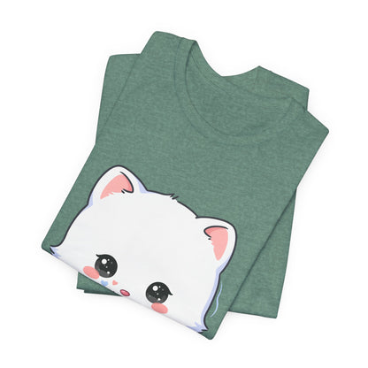 Kawaii Arctic Fox T-Shirt for Cozy Winter Gift Giving