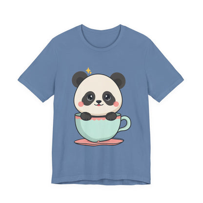 Kawaii Panda T-Shirt, Cute Teacup Panda Tee
