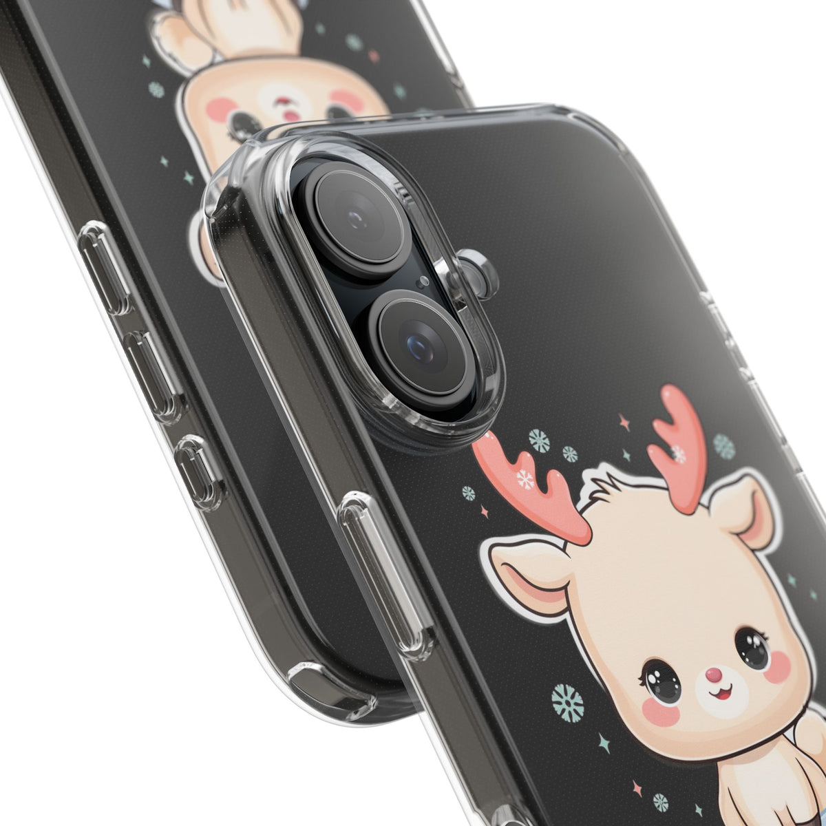 Kawaii Reindeer Phone Case for a Sweet Winter Cheer