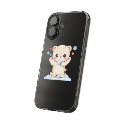 Kawaii Polar Bear Phone Case for Cute Animal Fans