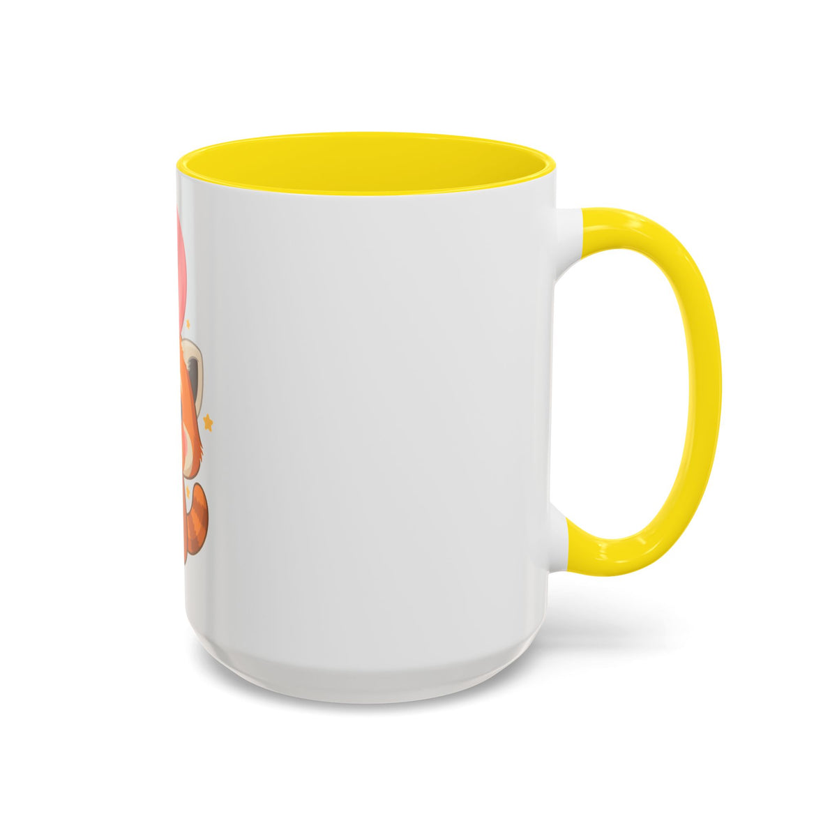 Kawaii Red Panda Accent Coffee Mug for Cute Animal Fans