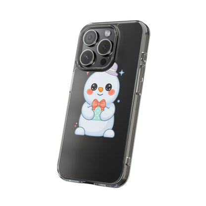 Kawaii Snowman Phone Case for Cheerful Winter Days