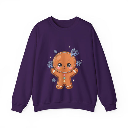 Kawaii Gingerbread Sweatshirt – Cute Winter Crewneck