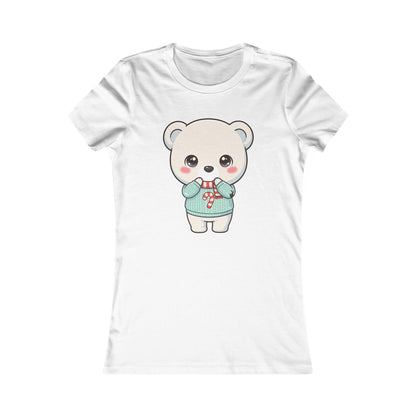 Kawaii Christmas Polar Bear Women's Tee