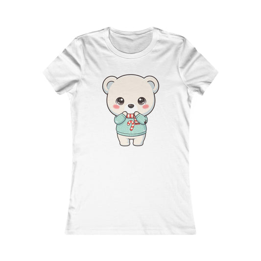 Kawaii Christmas Polar Bear Women's Tee