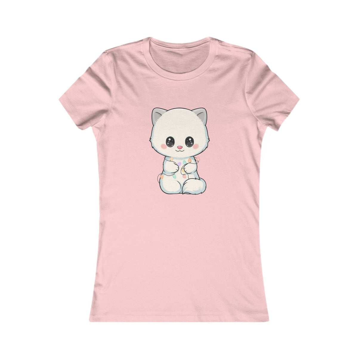 Kawaii Arctic Fox Tee for Cozy Winter Errands