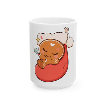Christmas Gingerbread Mug – Cozy Holiday Coffee Cup