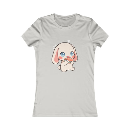 Kawaii Sushi Bunny Women's T-Shirt for Cute Style Fans
