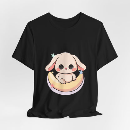 Kawaii Bunny Moon T-Shirt for Cute Style Lovers