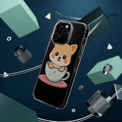 Kawaii Shiba Inu Phone Case – Cute Puppy in a Teacup