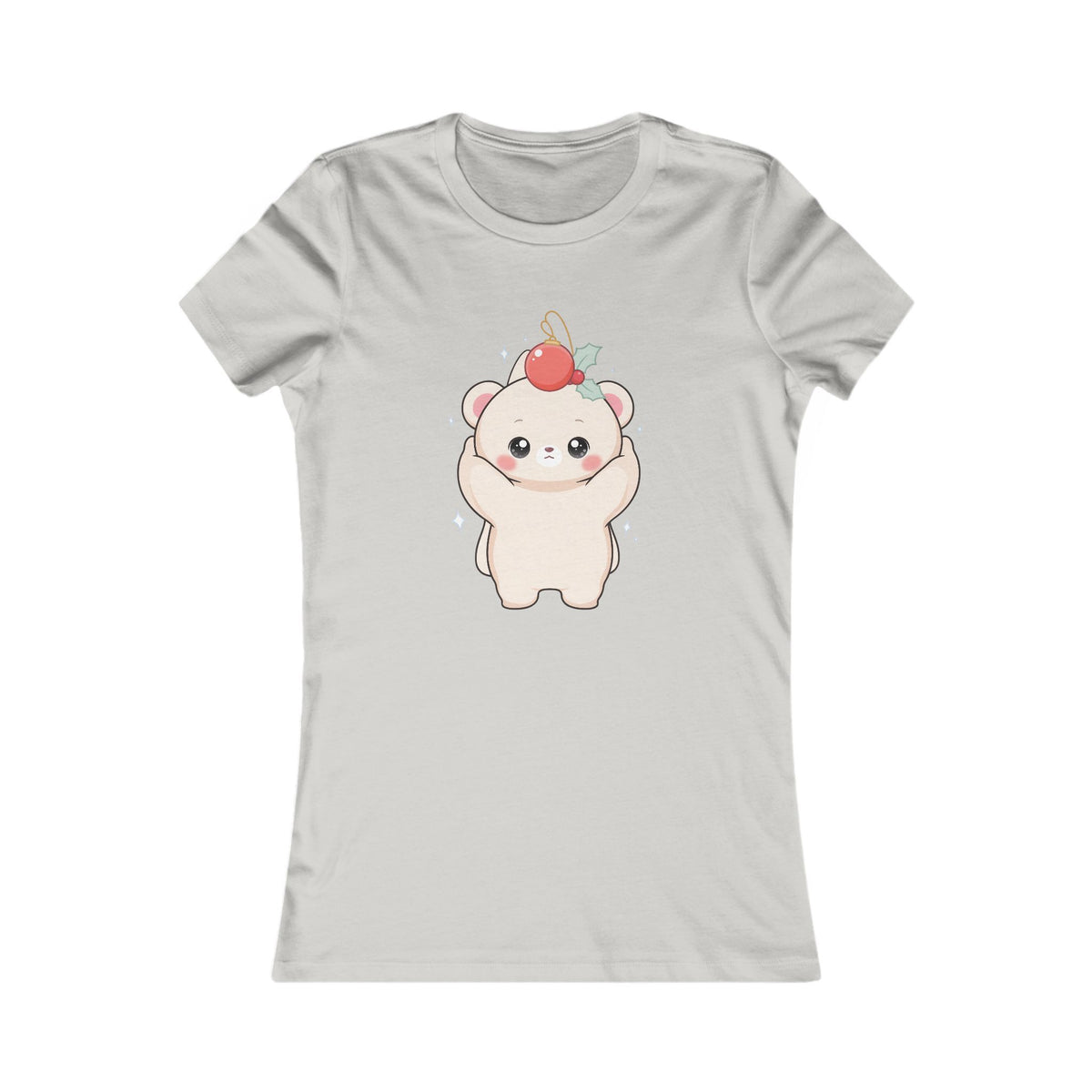 Kawaii Christmas Polar Bear Women's Tee