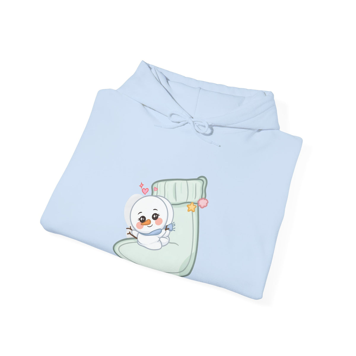 Kawaii Snowman Christmas Hoodie for Cozy Holiday Days