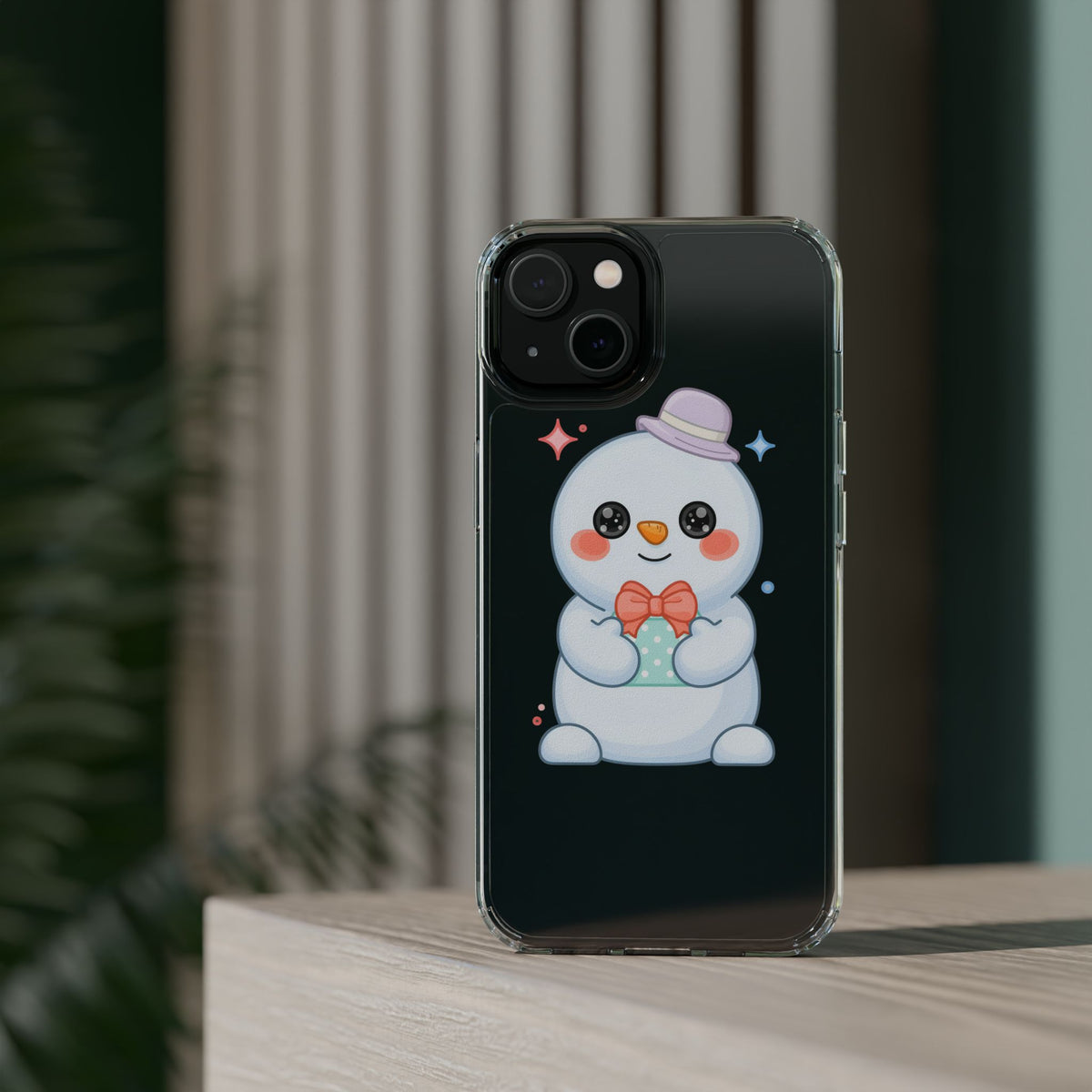Kawaii Snowman Phone Case for Cheerful Winter Days