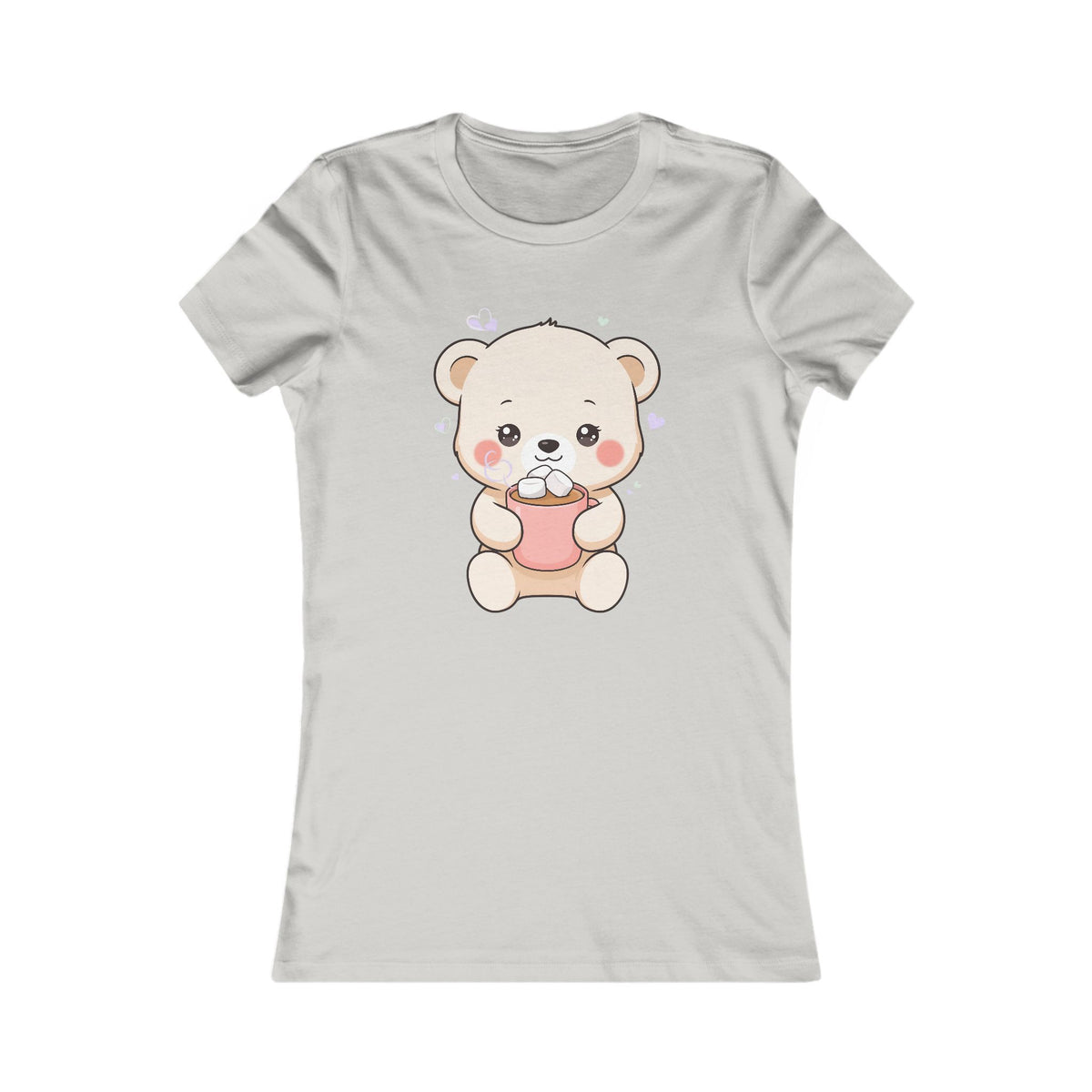 Kawaii Polar Bear Cocoa Tee for Cozy Cute Style