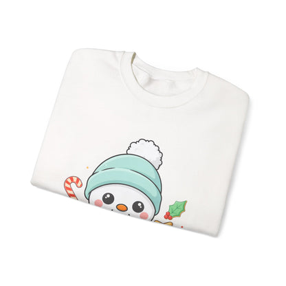 Christmas Snowman Baking Sweatshirt – Kawaii Holiday Crewneck