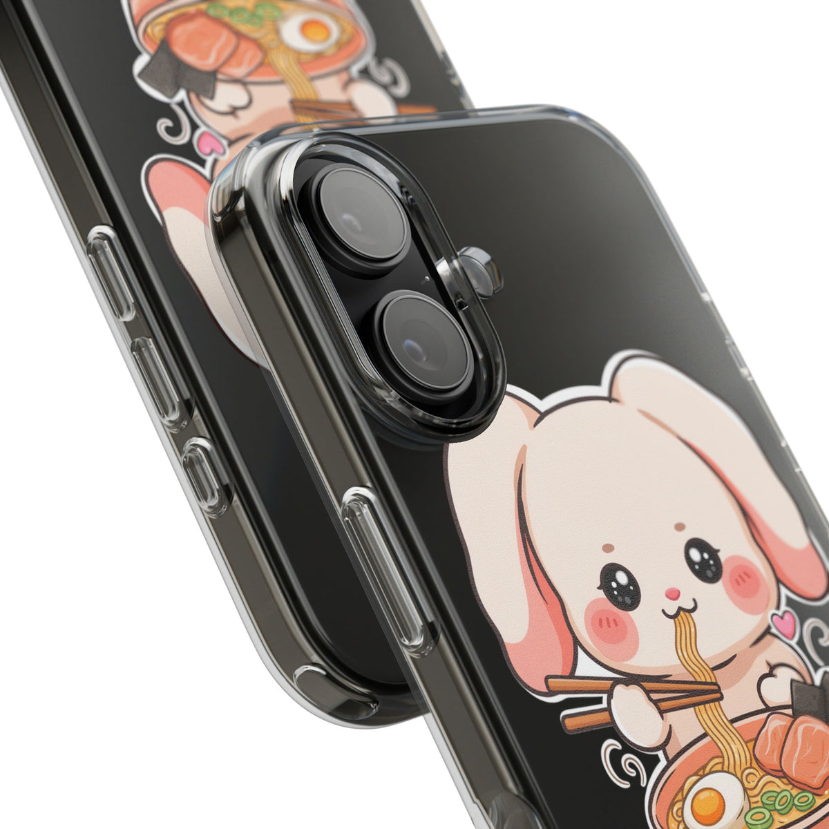 Kawaii Ramen Bunny Clear Impact-Resistant Case
