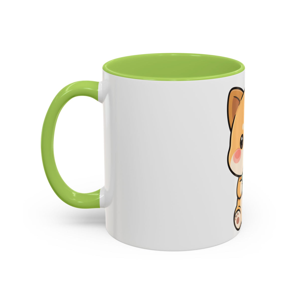 Kawaii Shiba Inu Coffee Mug, Cute Latte Lover Gift