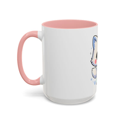 Kawaii Arctic Fox Mug for Cozy Winter Coffee Breaks
