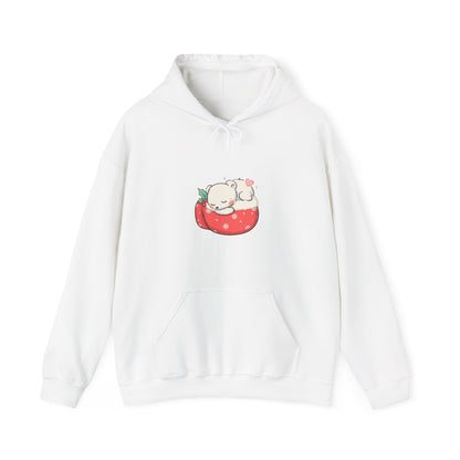 Christmas Polar Bear Hoodie, Kawaii Holiday Sweatshirt