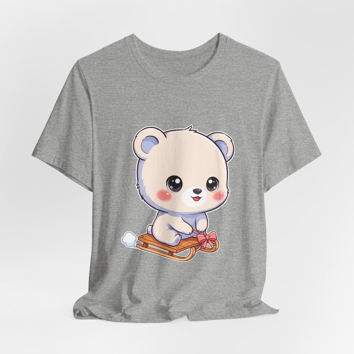 Kawaii Polar Bear T-Shirt for Cozy Winter Days