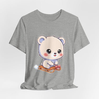 Kawaii Polar Bear T-Shirt for Cozy Winter Days